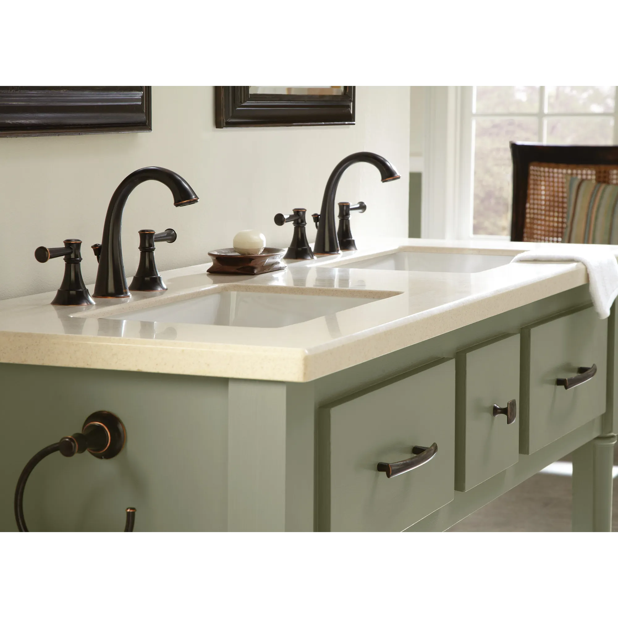 Ashville Two-handle Centerset Bathroom Sink Faucet - Image 8