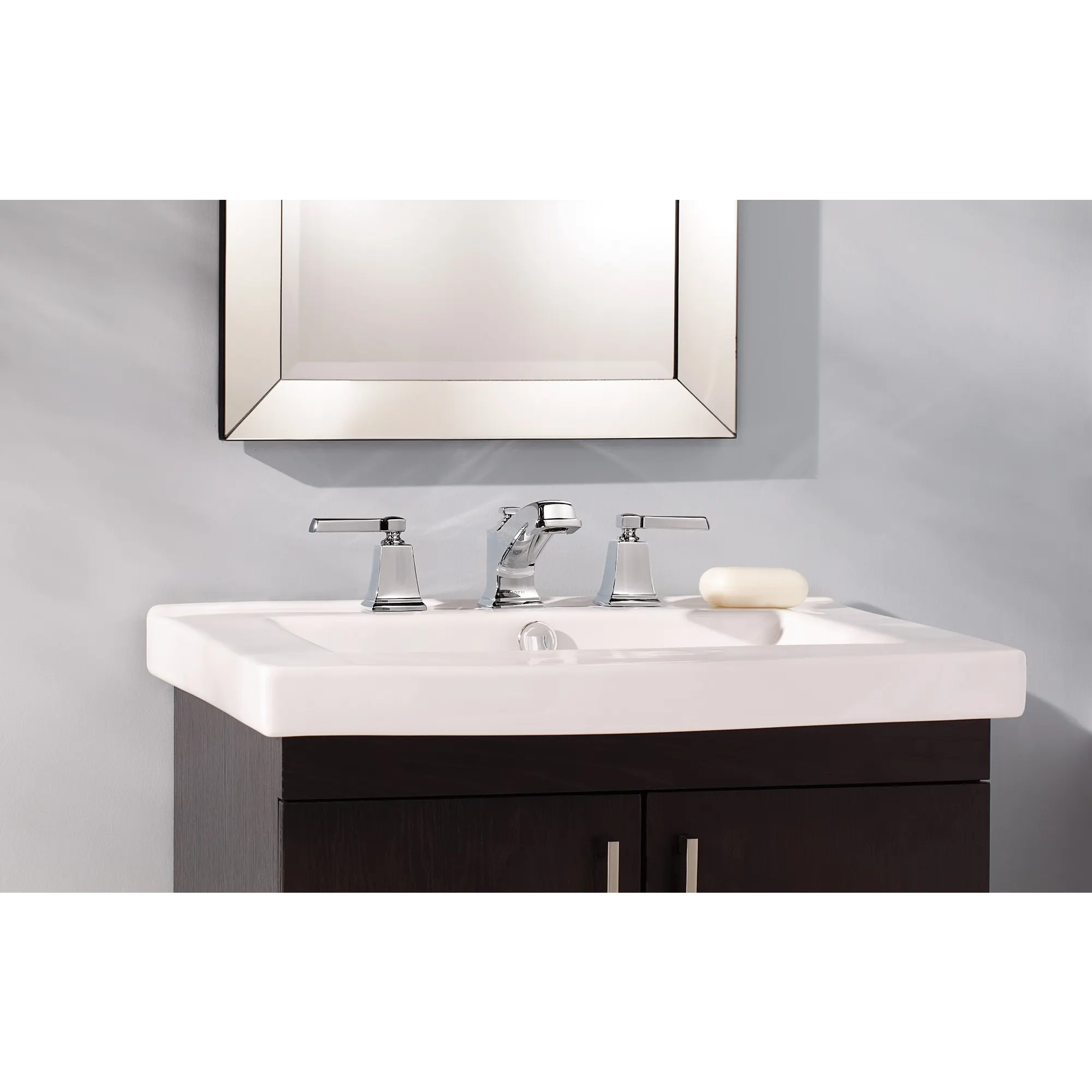 Boardwalk Two-Handle Low Arc Bathroom Faucet - Image 2