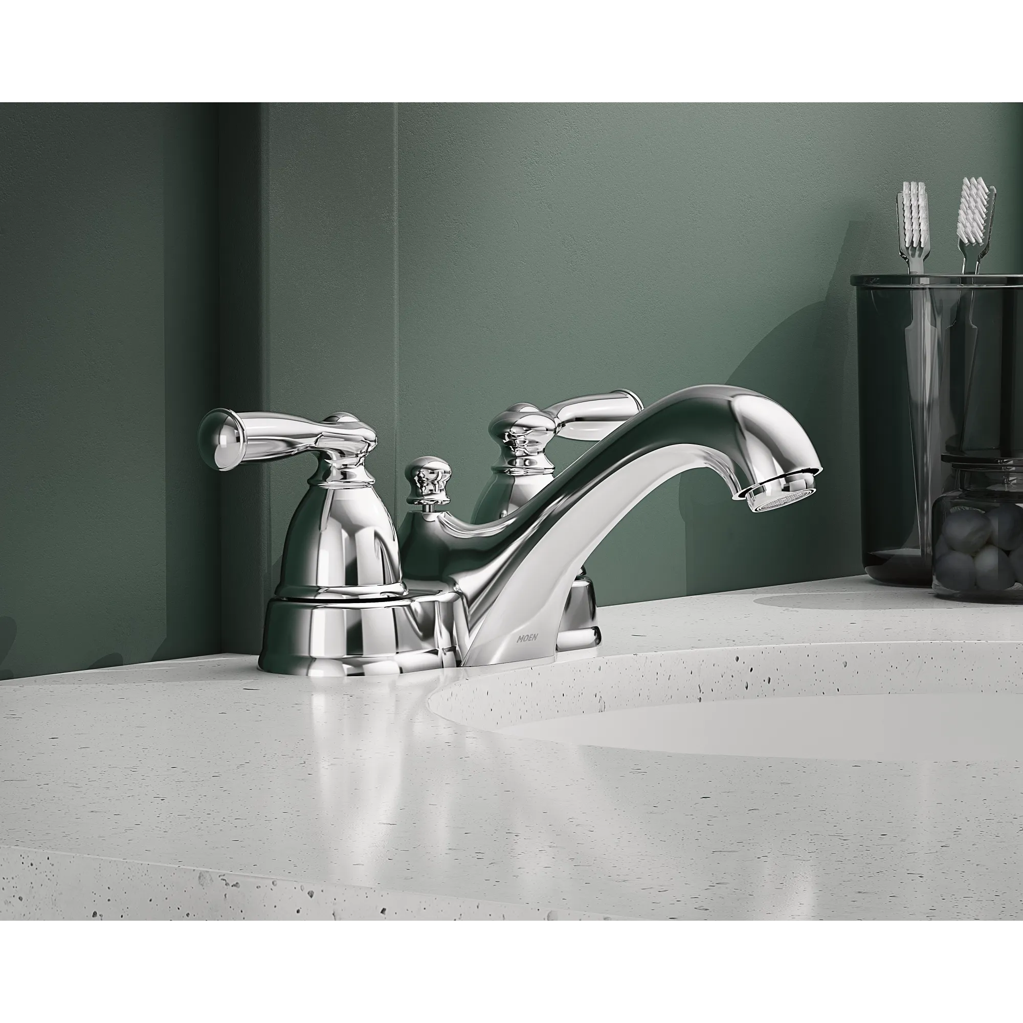 Banbury Two-handle Centerset Bathroom Sink Faucet - Image 2