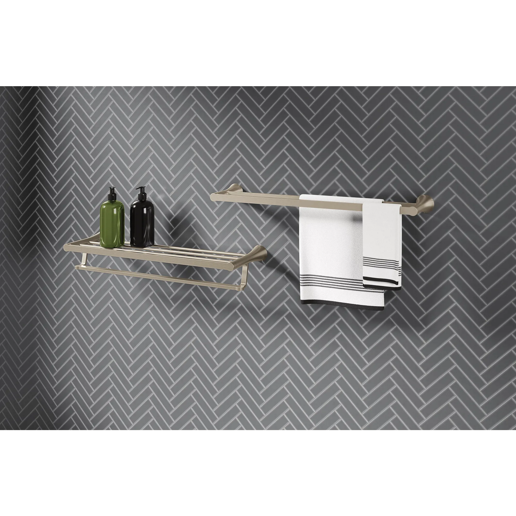 Mikah Chrome towel shelf - Image 11