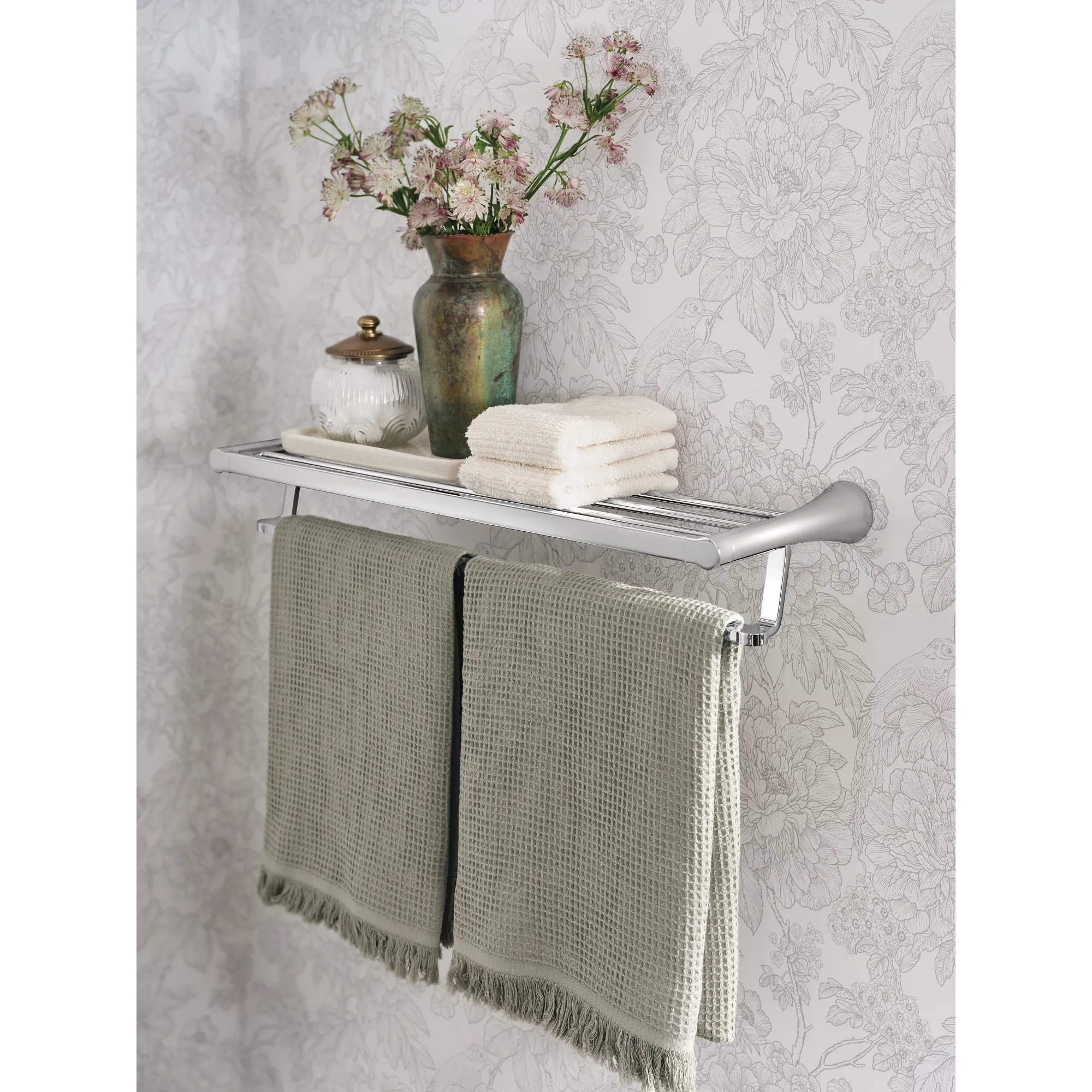 Mikah Chrome towel shelf - Image 4