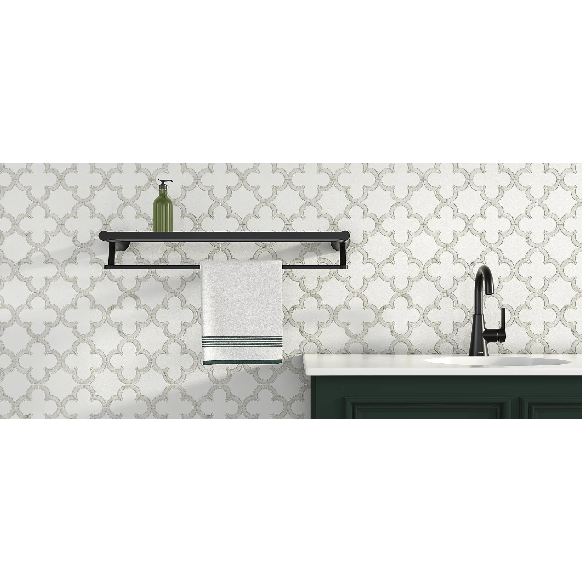 Mikah Chrome towel shelf - Image 7