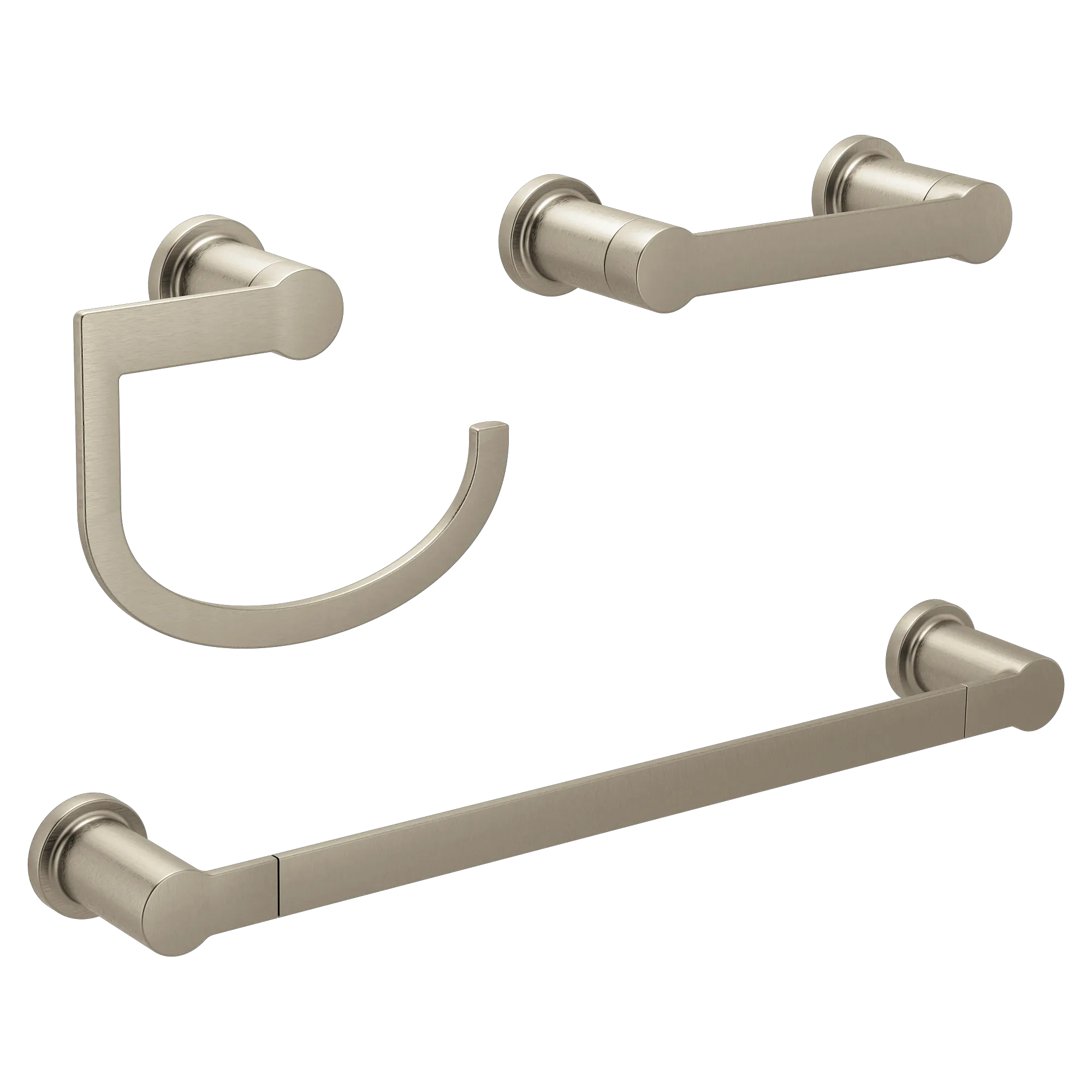 Rinza Matte black pivoting paper holder towel bar towel ring - Image 11