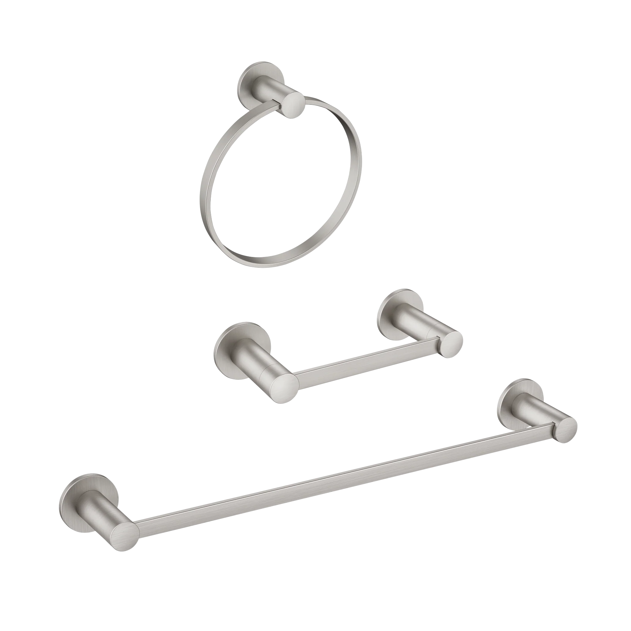 Avri Chrome pivoting paper holder towel bar towel ring - Image 11