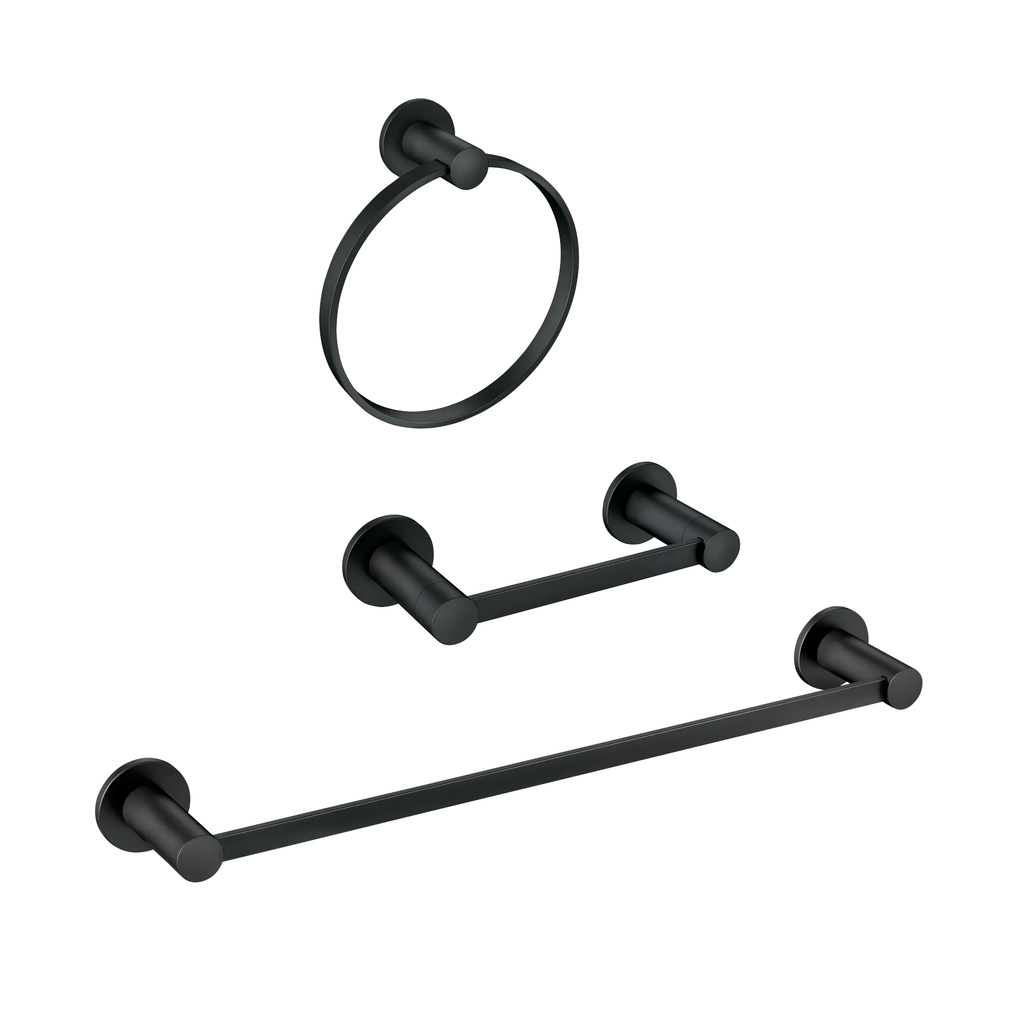 Avri Chrome pivoting paper holder towel bar towel ring - Image 7