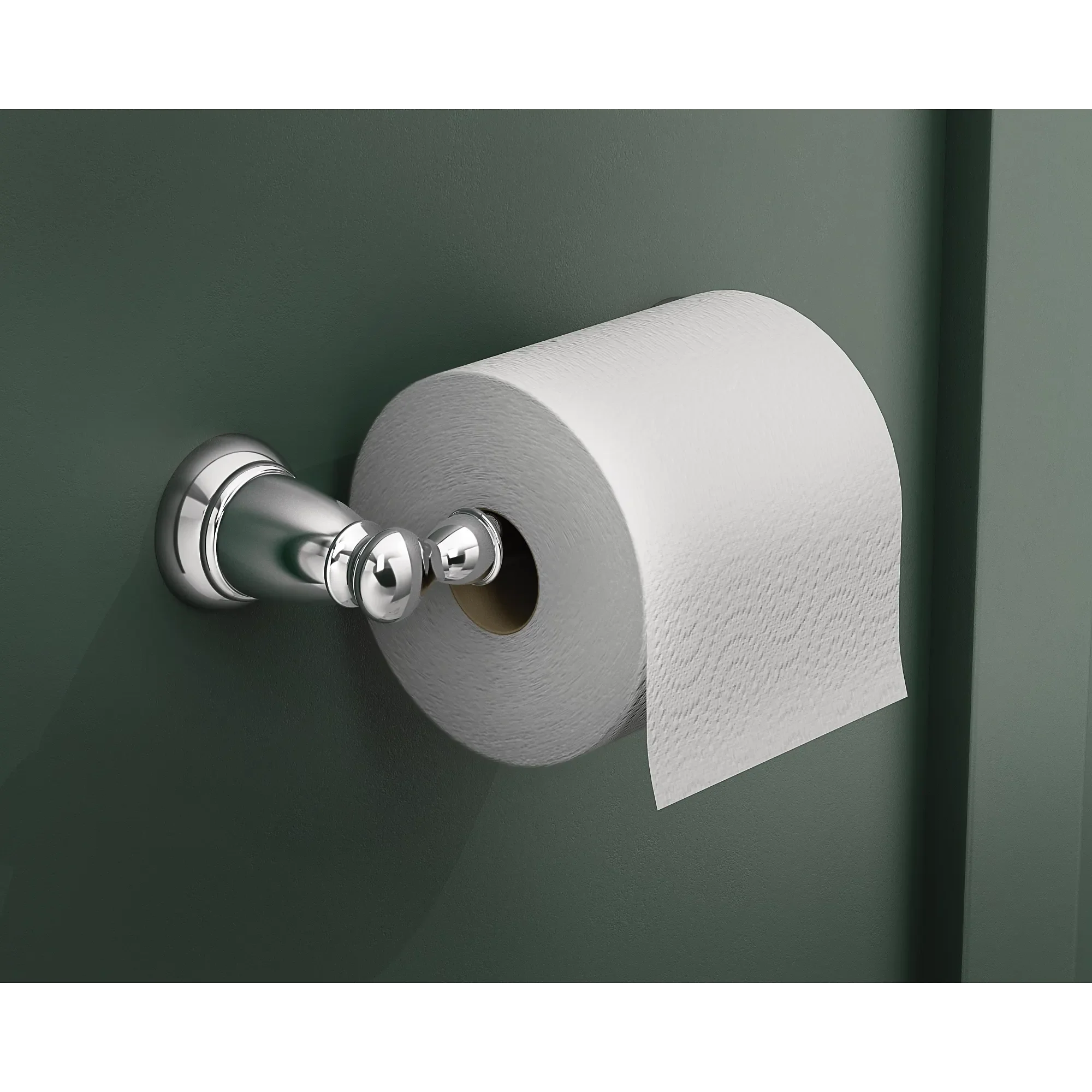 Banbury Chrome Pivoting Toilet Paper Holder - Image 2