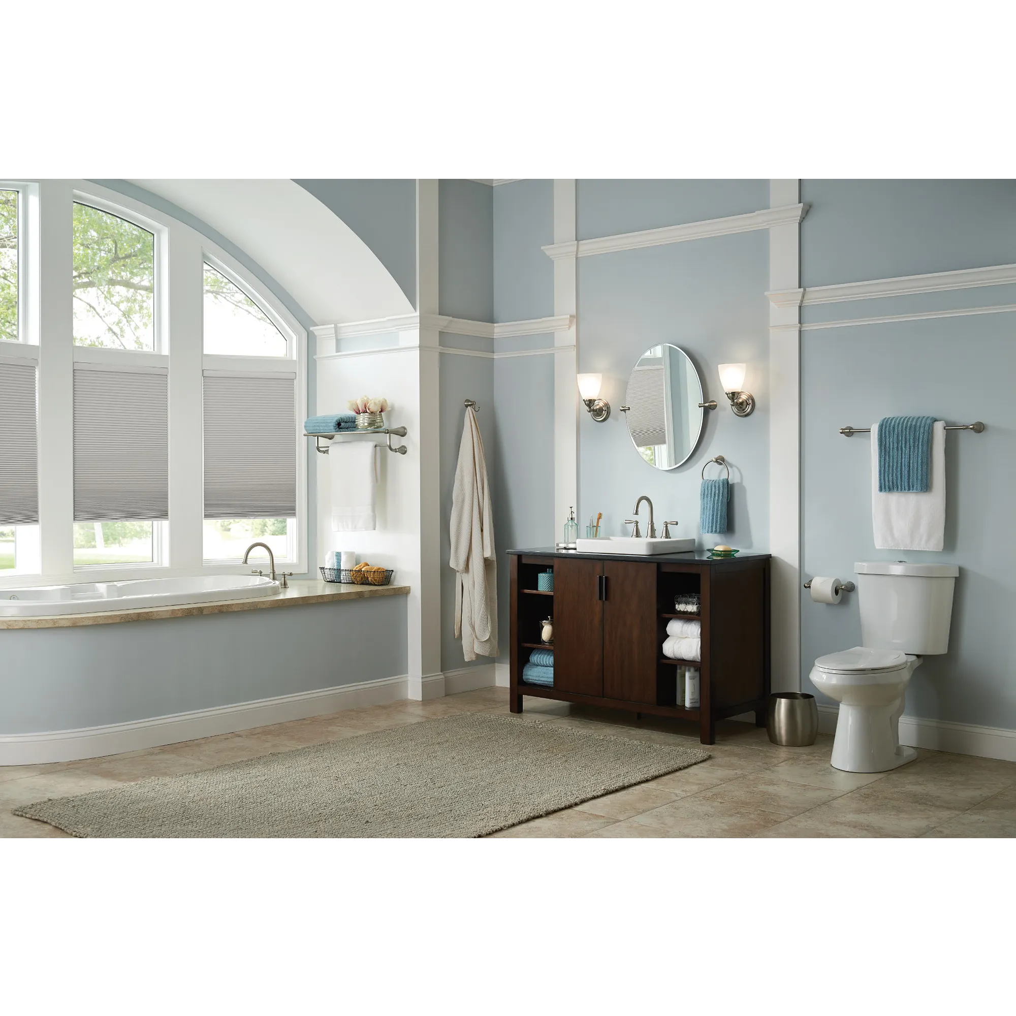Banbury Matte Black 3 Piece Bath Accessory Kit - Image 6