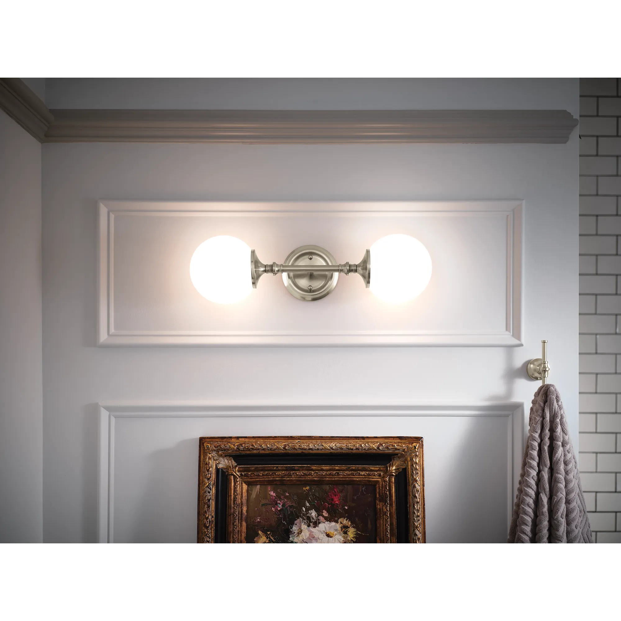 Colinet Chrome double robe hook - Image 10