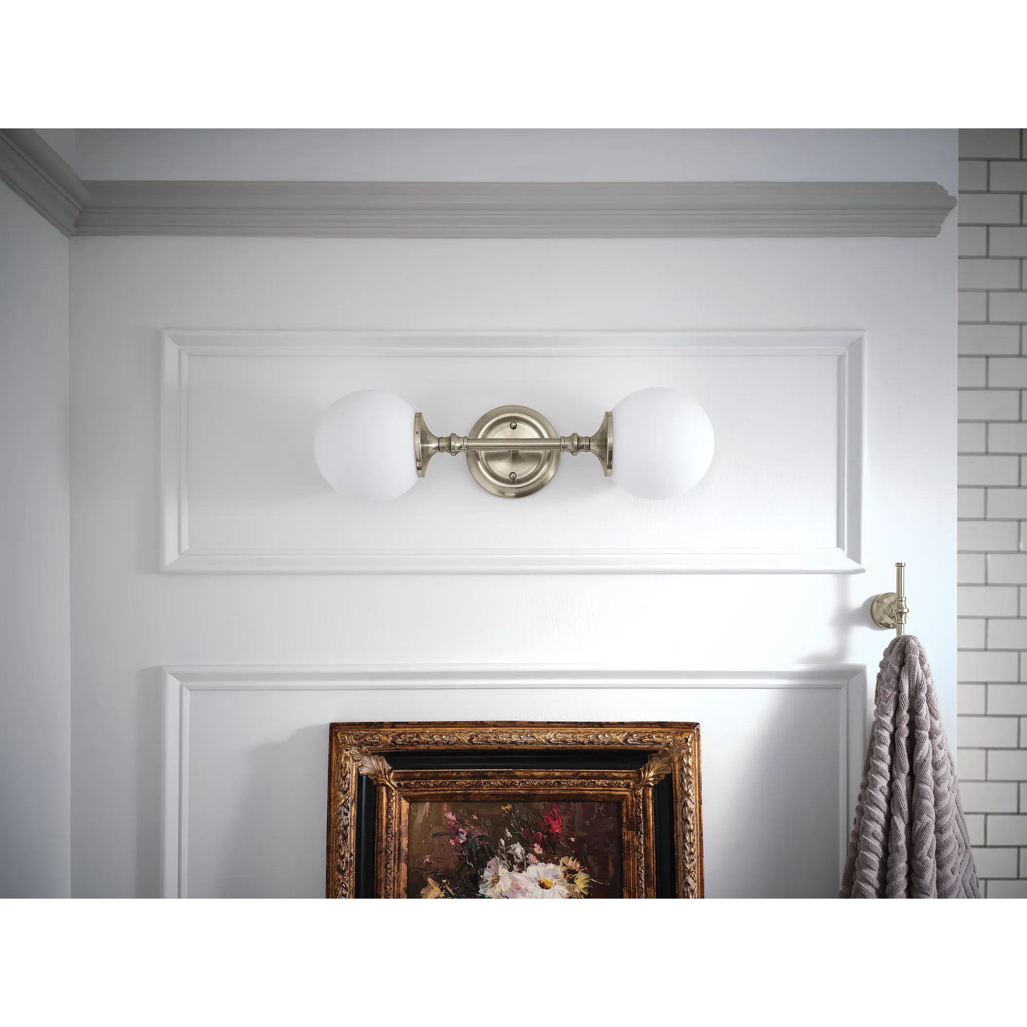 Colinet Chrome double robe hook - Image 11