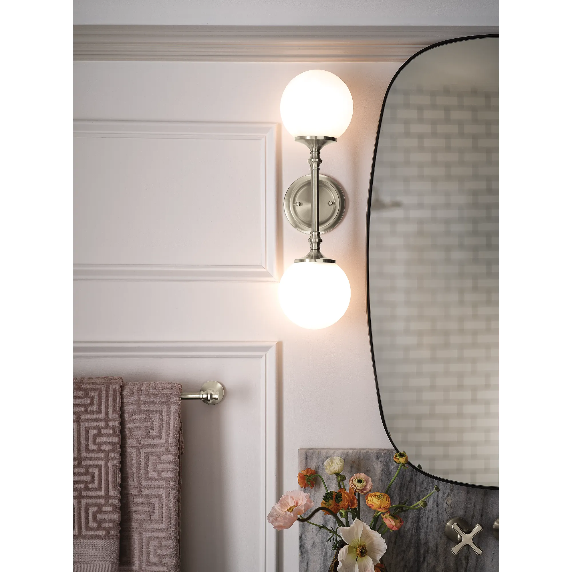 Colinet Chrome towel bar - Image 12