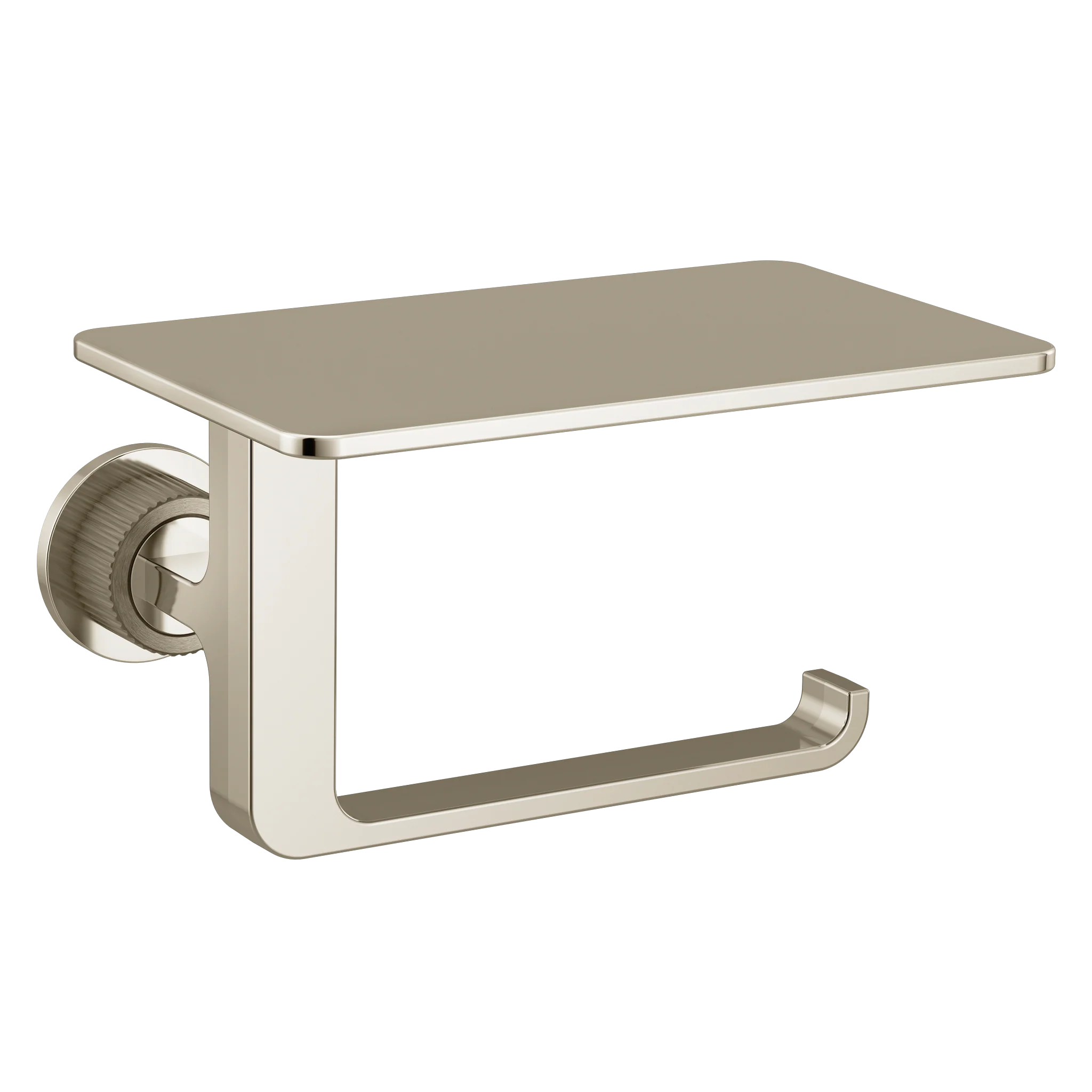 Cambium Chrome paper holder with shelf - Image 10