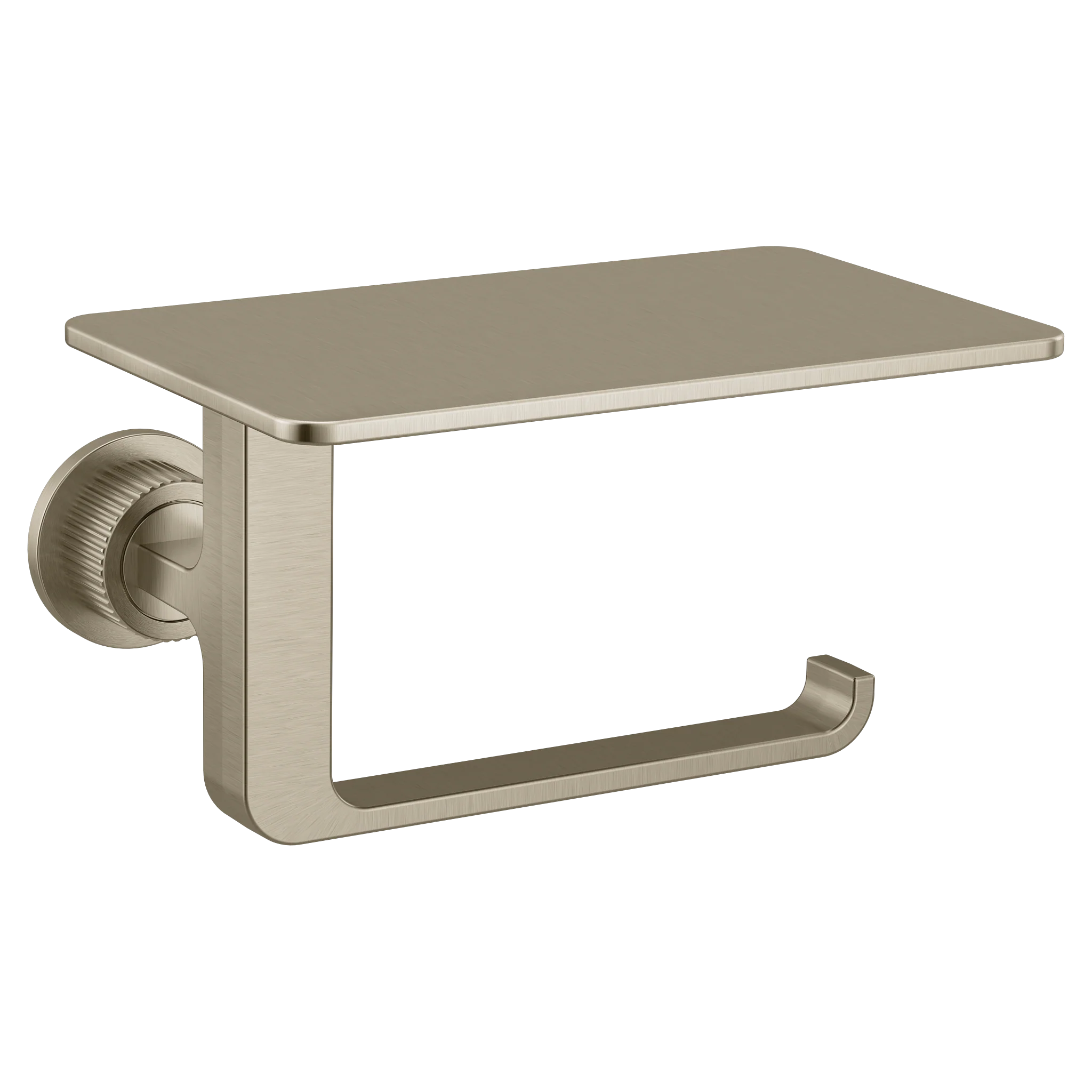 Cambium Chrome paper holder with shelf - Image 8