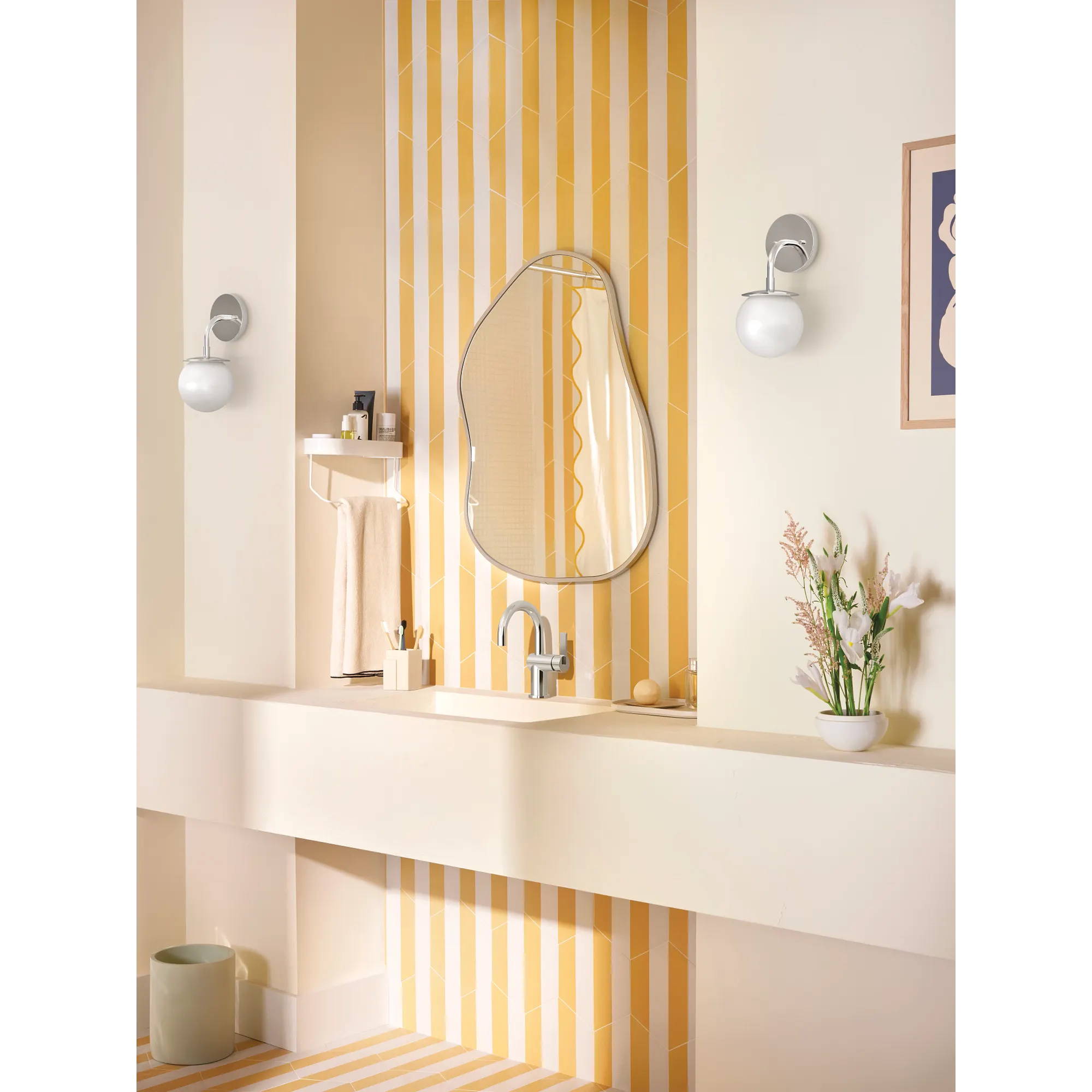 Cia Chrome one globe bath light - Image 3