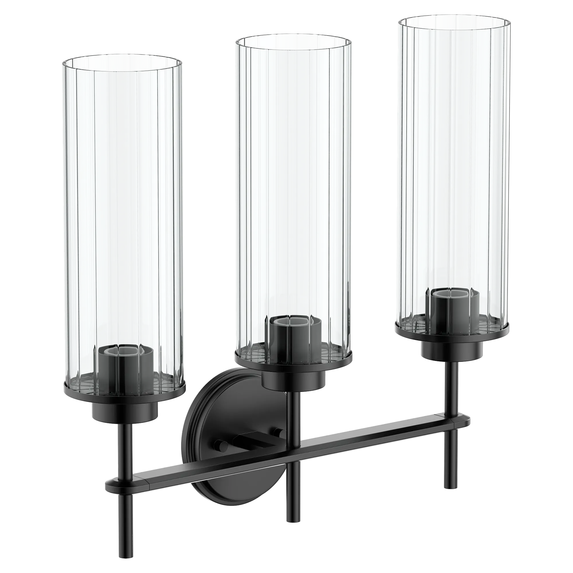 Greenfield Chrome three globe bath light - Image 2