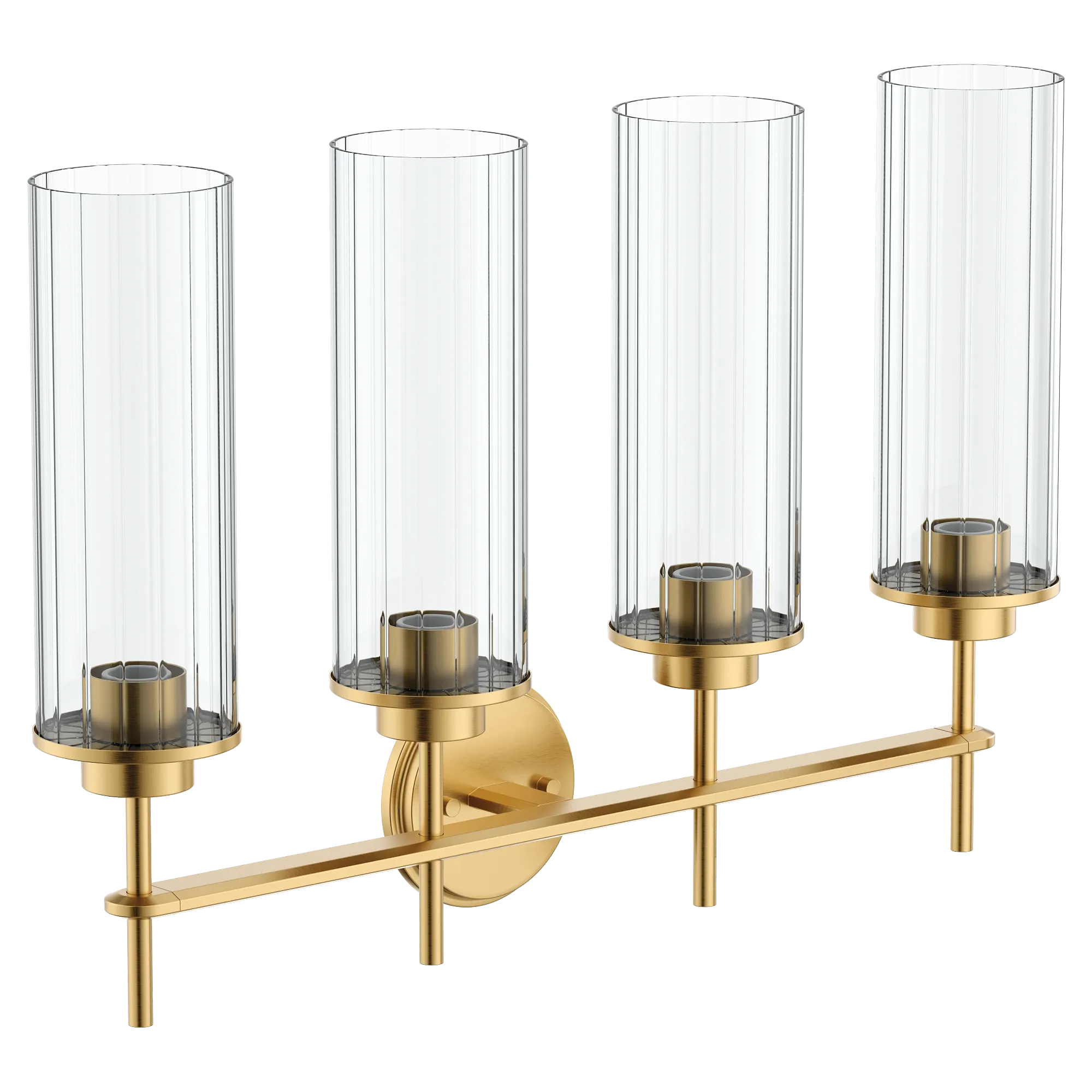 Greenfield Chrome four globe bath light - Image 4