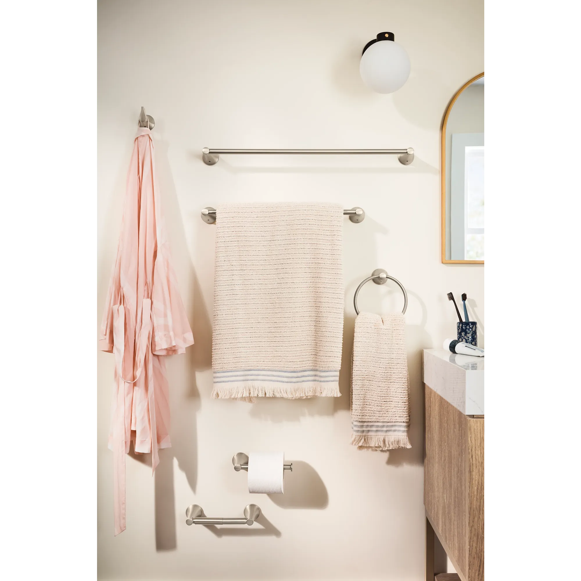 Pyrite Chrome 24" towel bar - Image 13
