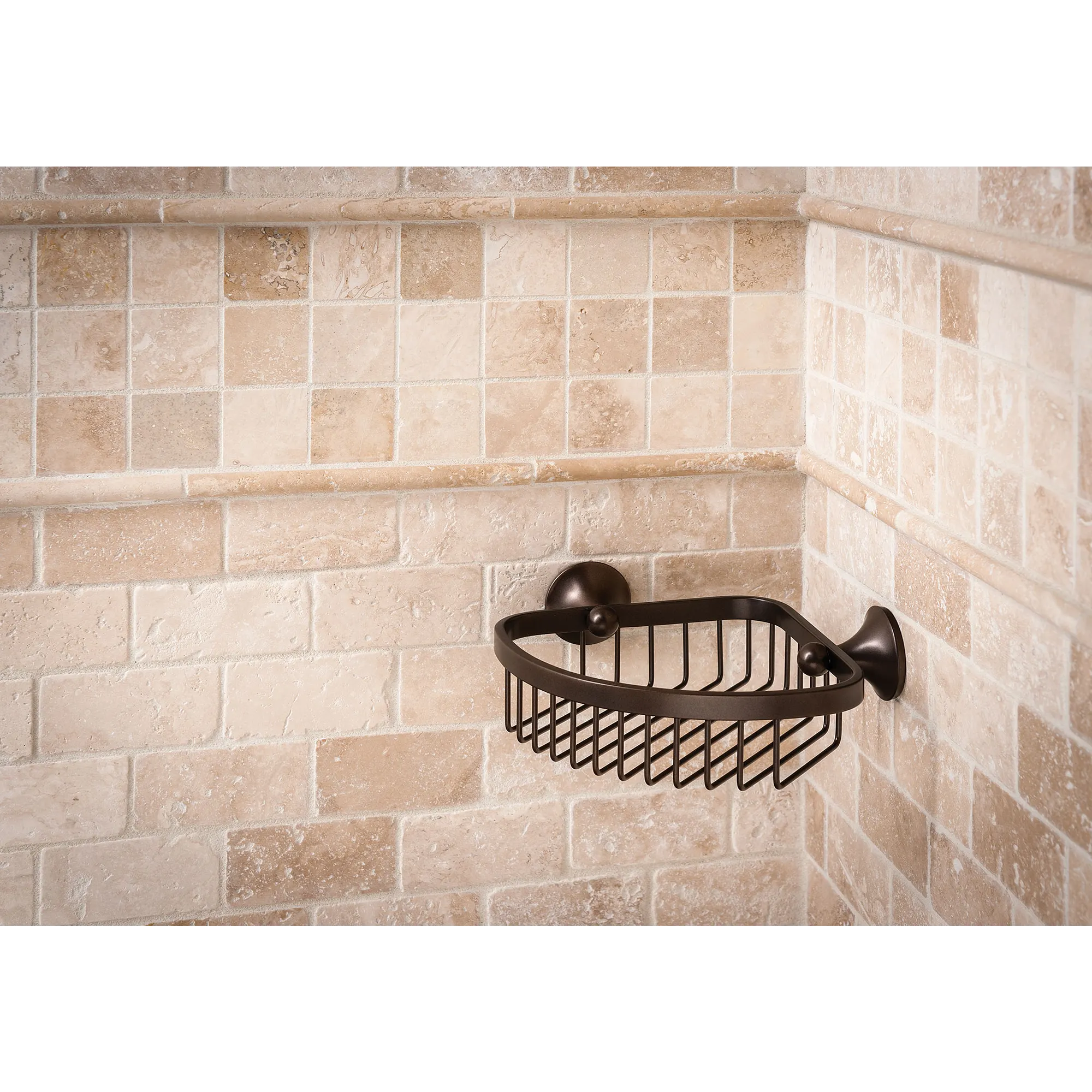 Wynford Chrome Shower Basket - Image 21