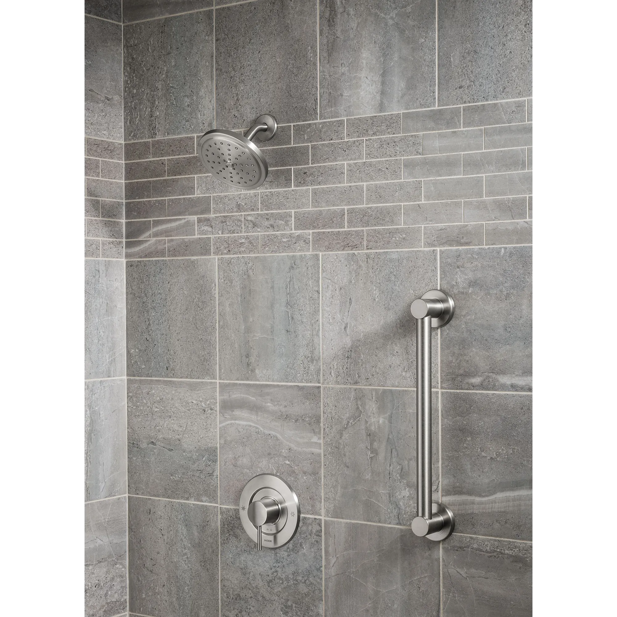 Align Brushed nickel 42" Designer Grab Bar - Image 2